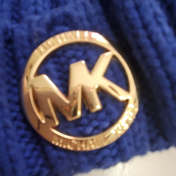 COPY - MK nit hat Royal blue color OS - Picture 3 of 4